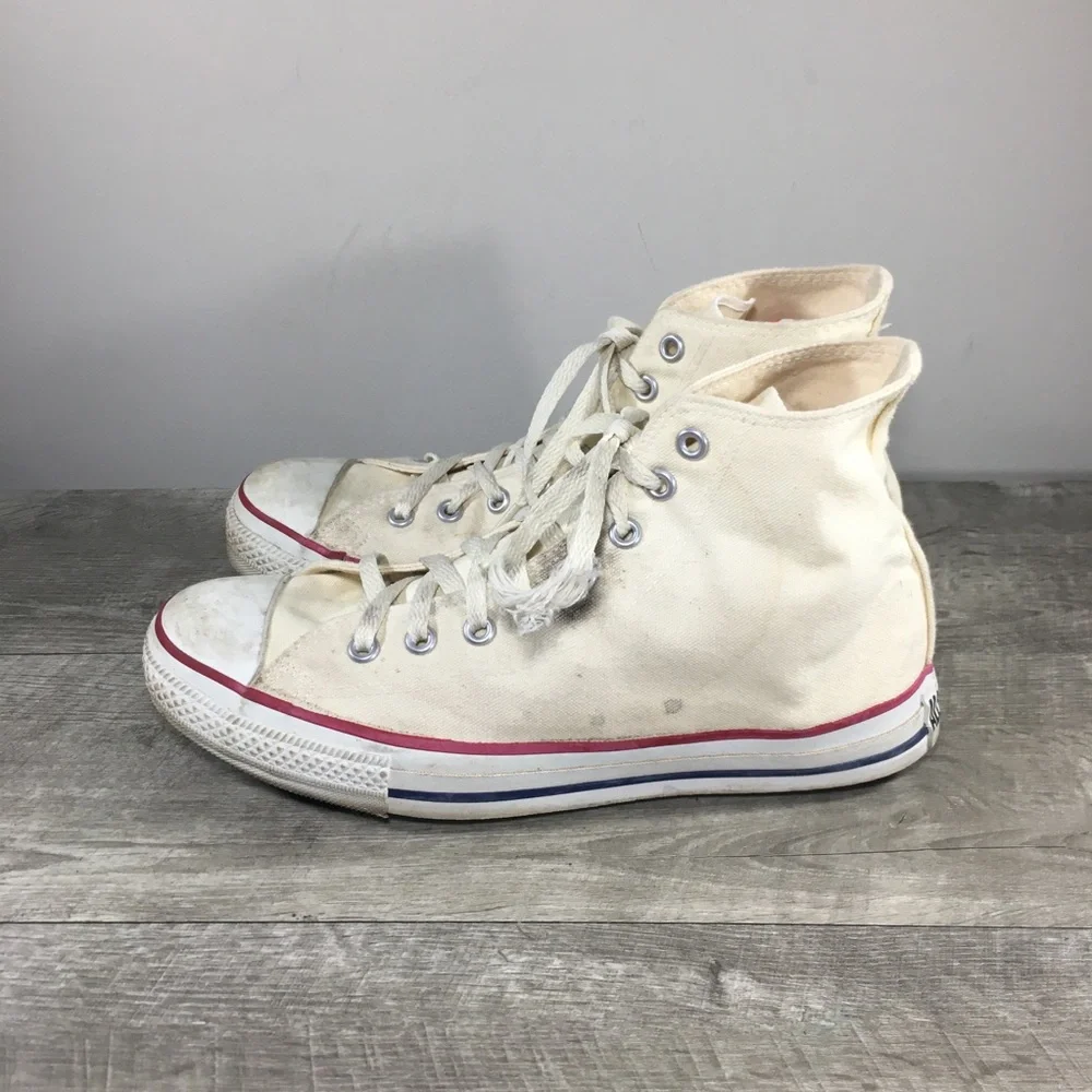 Vtg CONVERSE Chucks All Star High Top Men's Shoes Sneakers Kicks 9.5 Made in USA